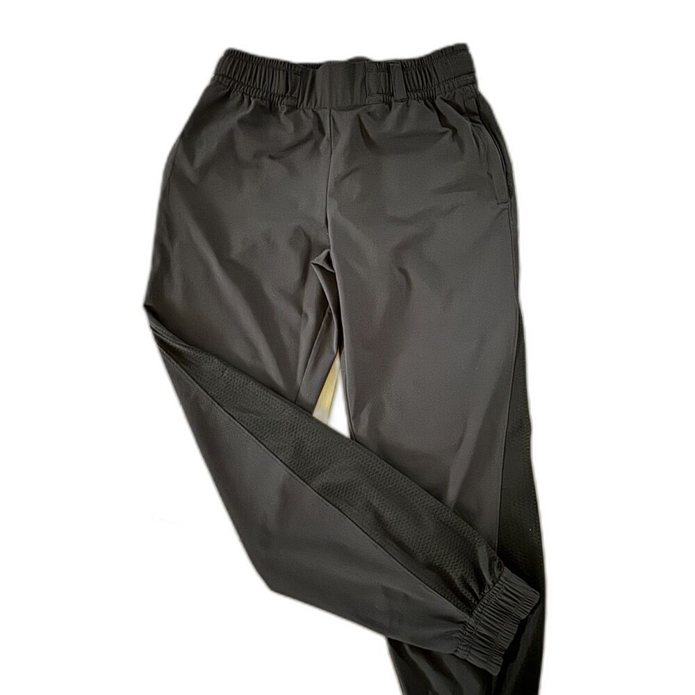 Athleta Quest Black Jogger Pants (No Belt) Size 2 Mesh Travel Active Pants